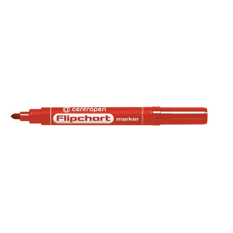 Маркер CENTROPEN Flipchart 8550/02, 2,5 мм круглий червоний